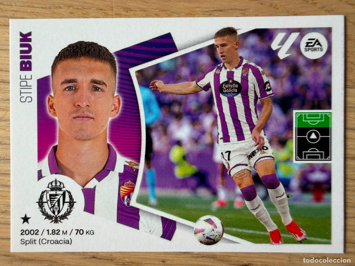 Cromos de f&uacute;tbol: 20B 20 B BIUK VALLADOLID 24 25 2024 2025 LIGA EA SPORTS COLECCIONES ESTE SIN PEGAR STICKER
