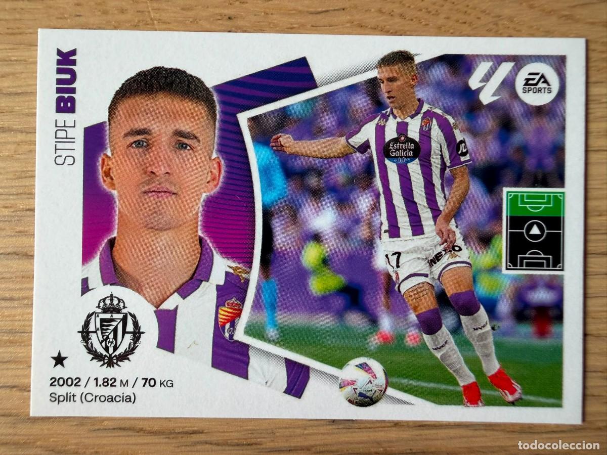 Cromos de f&uacute;tbol: 20B 20 B BIUK VALLADOLID 24 25 2024 2025 LIGA EA SPORTS COLECCIONES ESTE SIN PEGAR STICKER