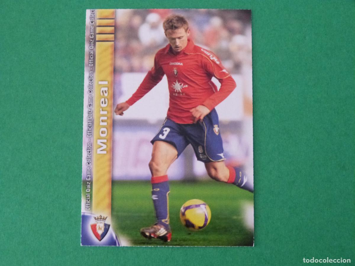 Cromos de f&uacute;tbol: TRADING CARD FUTBOL MONREAL AT. OSASUNA N&ordm; 385 FICHAS LIGA MUNDICROMO 2009-2010/09-10