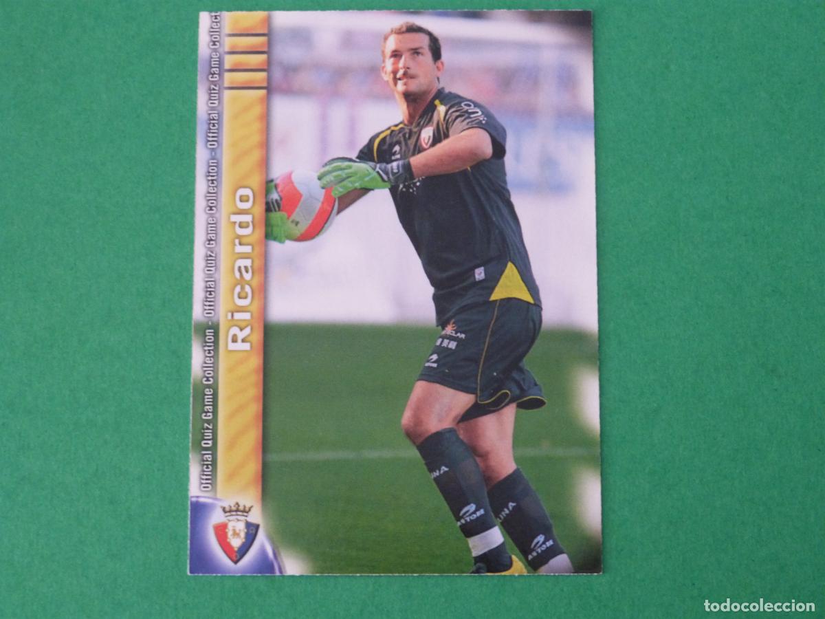Cromos de Futebol: TRADING CARD FUTBOL RICARDO AT. OSASUNA N&ordm; 383 FICHAS LIGA MUNDICROMO 2009-2010/09-10