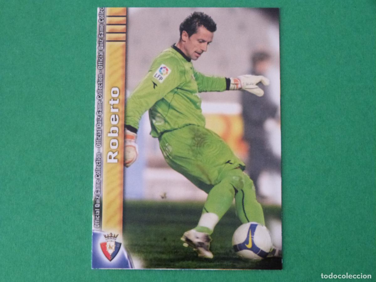 Cromos de Futebol: TRADING CARD FUTBOL ROBERTO AT. OSASUNA N&ordm; 382 FICHAS LIGA MUNDICROMO 2009-2010/09-10