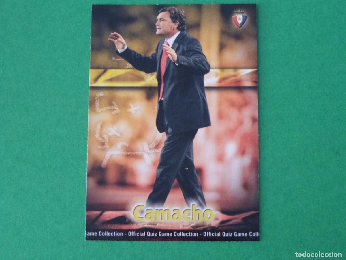 Cromos de f&uacute;tbol: TRADING CARD FUTBOL CAMACHO AT. OSASUNA N&ordm; 381 FICHAS LIGA MUNDICROMO 2009-2010/09-10