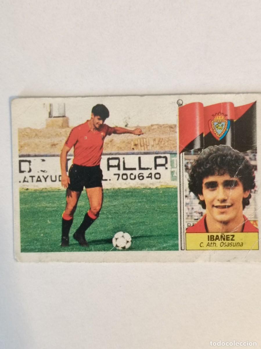 Cromos de f&uacute;tbol: IBA&Ntilde;EZ C.A. OSASUNA LIGA 86/87 ESTE