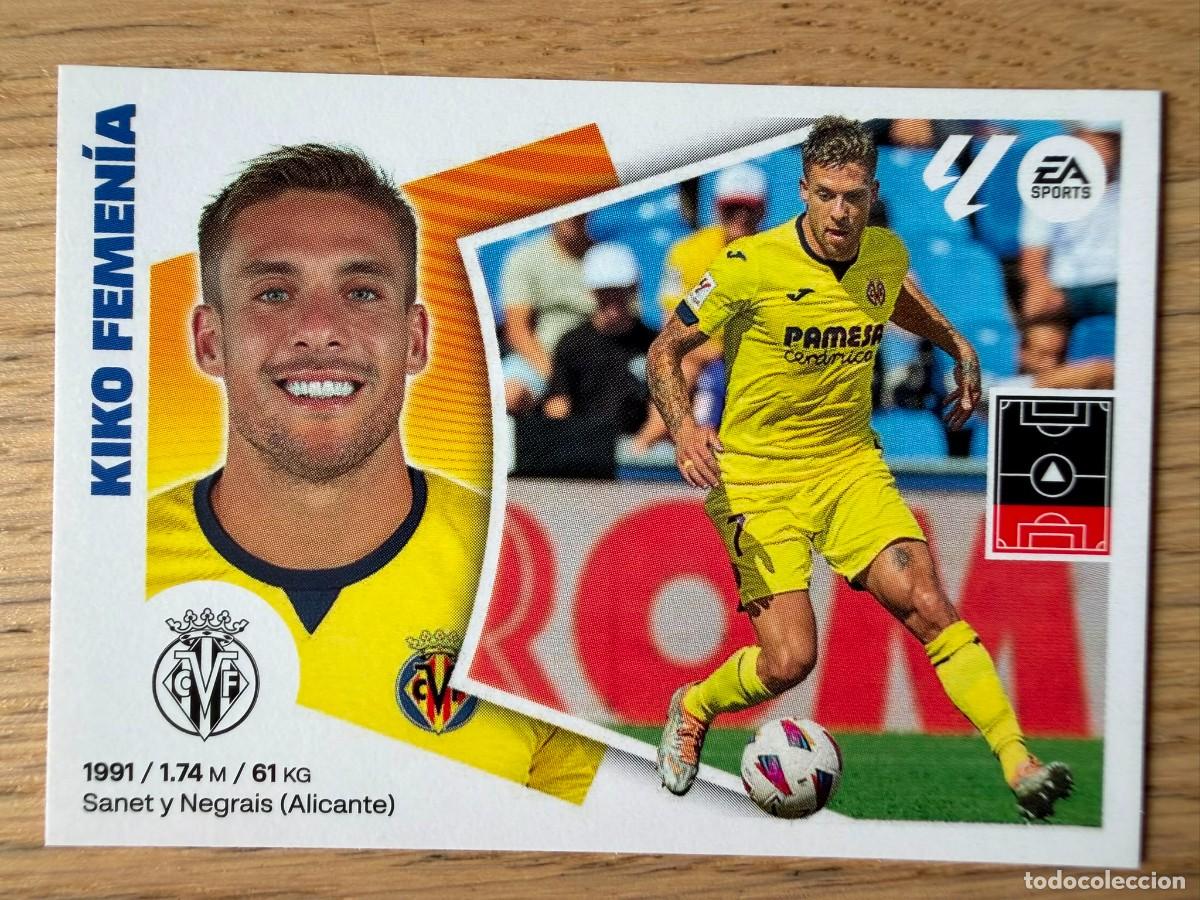 Cromos de f&uacute;tbol: 6 KIKO FEMENIA VILLARREAL 24 25 2024 2025 LIGA EA SPORTS COLECCIONES ESTE SIN PEGAR STICKER