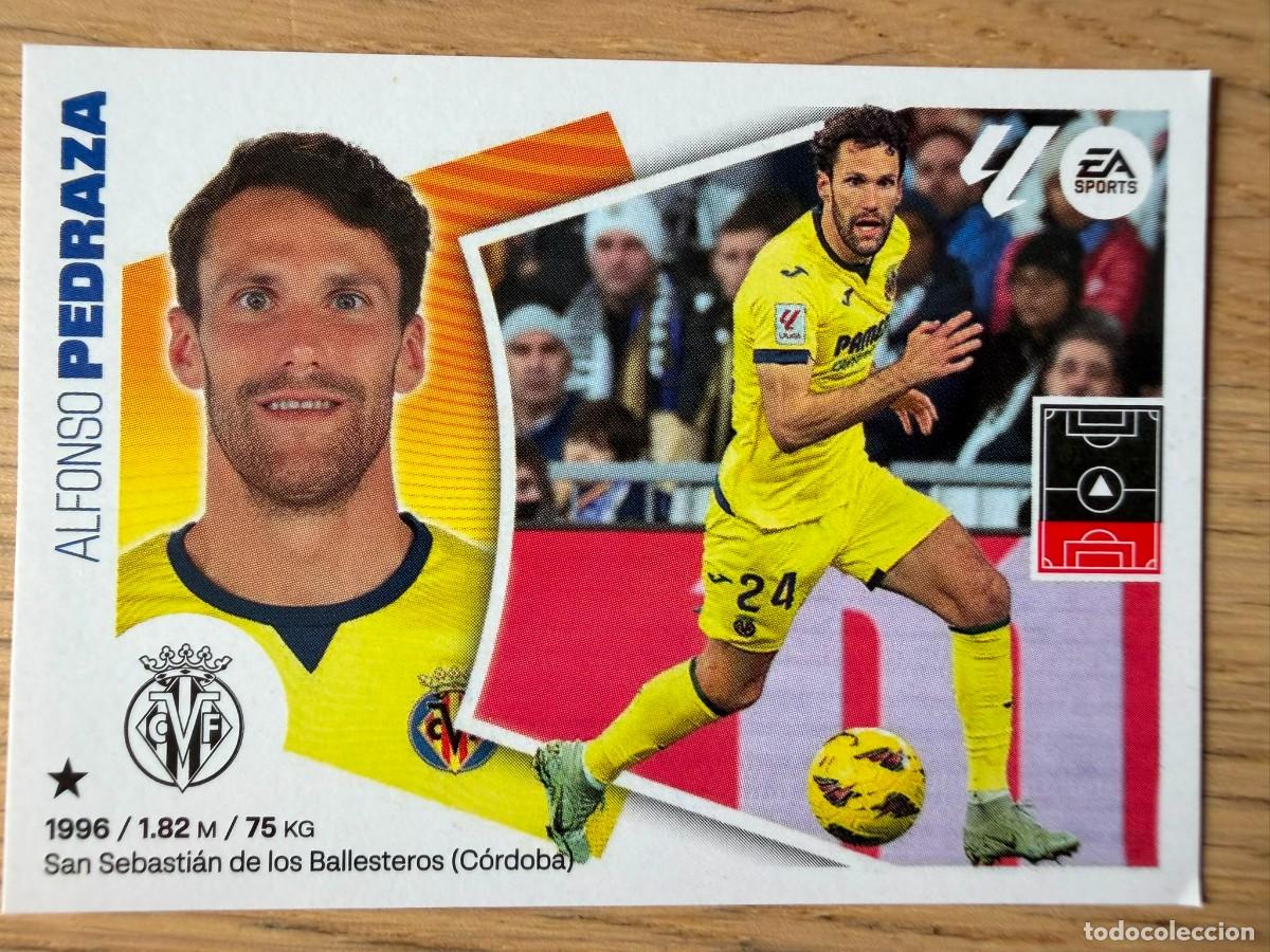 Cromos de f&uacute;tbol: 10 PEDRAZA VILLARREAL 24 25 2024 2025 LIGA EA SPORTS COLECCIONES ESTE SIN PEGAR STICKER