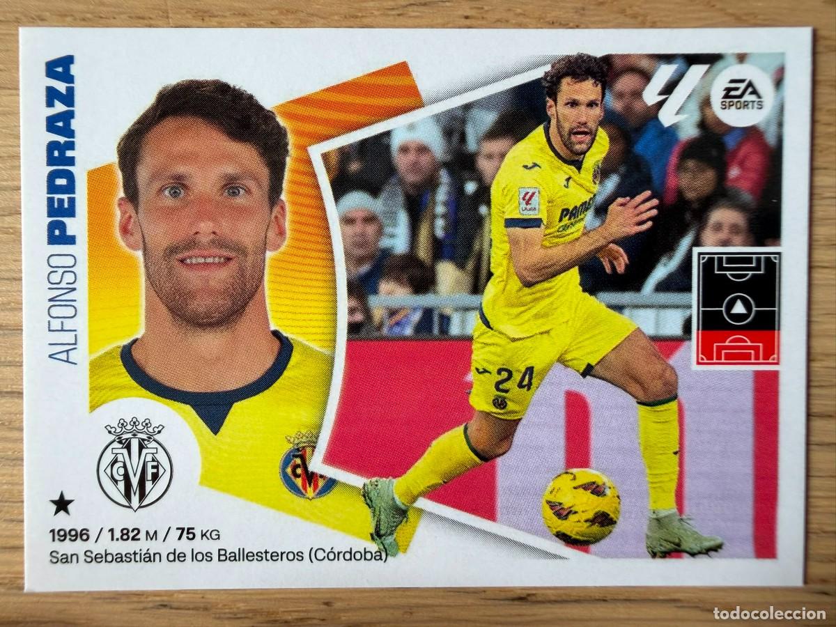 Cromos de f&uacute;tbol: 10 PEDRAZA VILLARREAL 24 25 2024 2025 LIGA EA SPORTS COLECCIONES ESTE SIN PEGAR STICKER