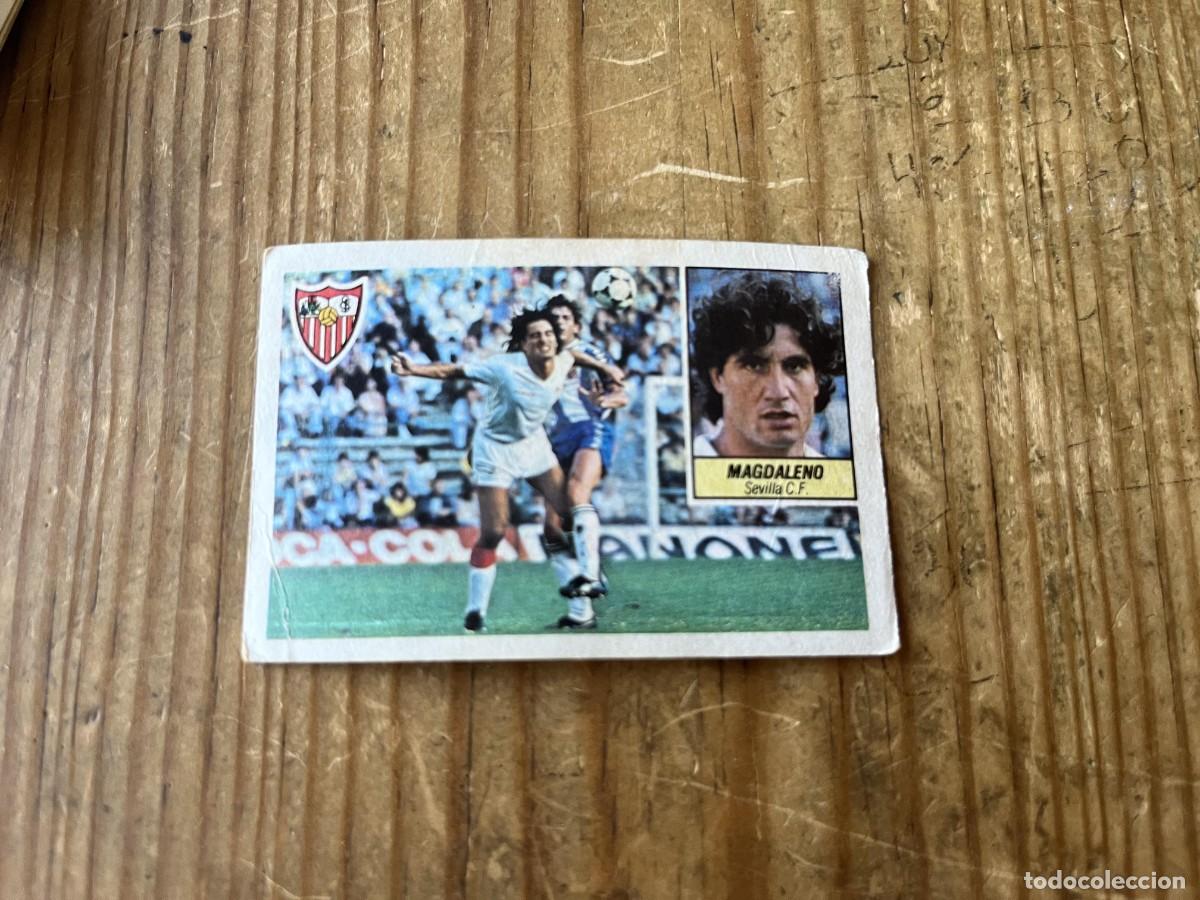 Fu&szlig;ball-Sticker: CROMO SIN PEGAR NUNCA PEGADO ALBUM LIGA ESTE 84 85 1984 1985 SEVILLA MAGDALENO