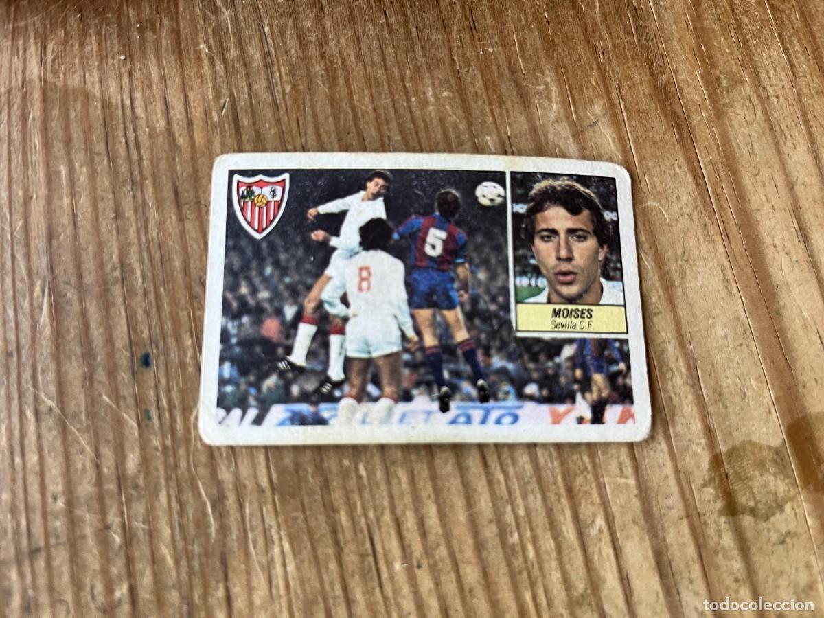 Fu&szlig;ball-Sticker: CROMO SIN PEGAR NUNCA PEGADO ALBUM LIGA ESTE 84 85 1984 1985 SEVILLA MOISES
