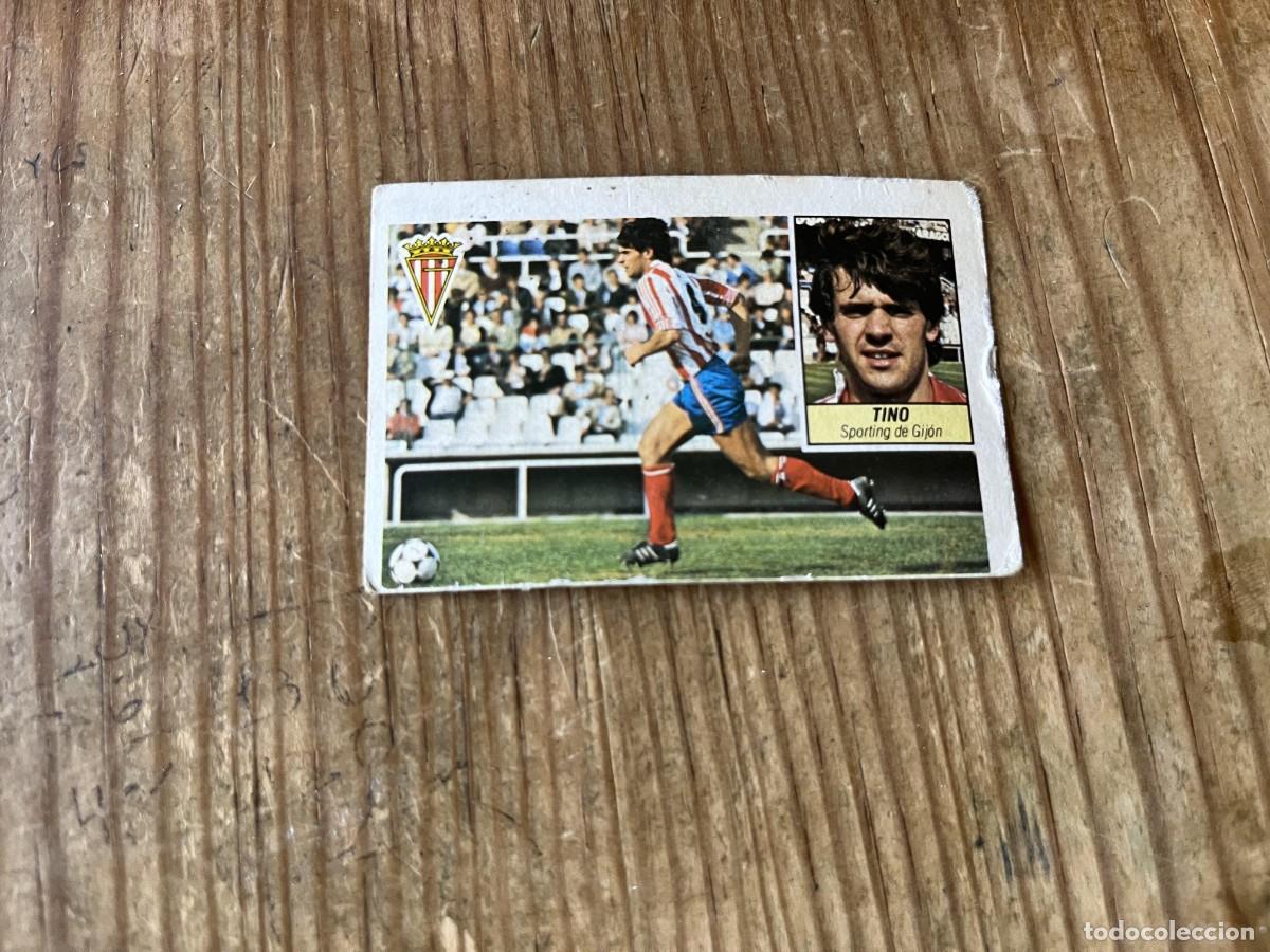 Fu&szlig;ball-Sticker: CROMO SIN PEGAR NUNCA PEGADO ALBUM LIGA ESTE 84 85 1984 1985 SPORTING GIJON TINO