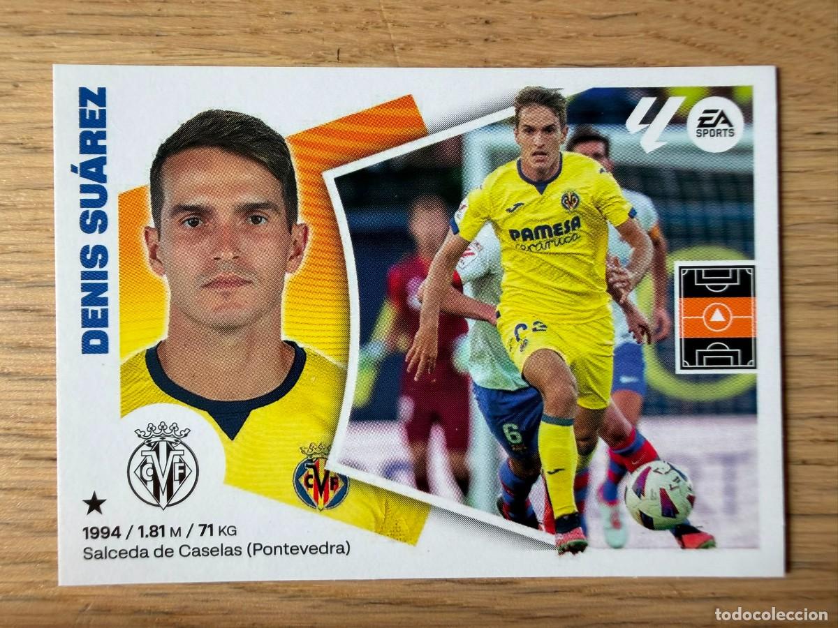Fu&szlig;ball-Sticker: 13 DENIS SUAREZ VILLARREAL 24 25 2024 2025 LIGA EA SPORTS COLECCIONES ESTE SIN PEGAR STICKER