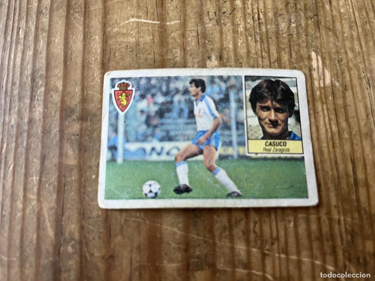 Figurine di Calcio: CROMO SIN PEGAR NUNCA PEGADO ALBUM LIGA ESTE 84 85 1984 1985 REAL ZARAGOZA CASUCO
