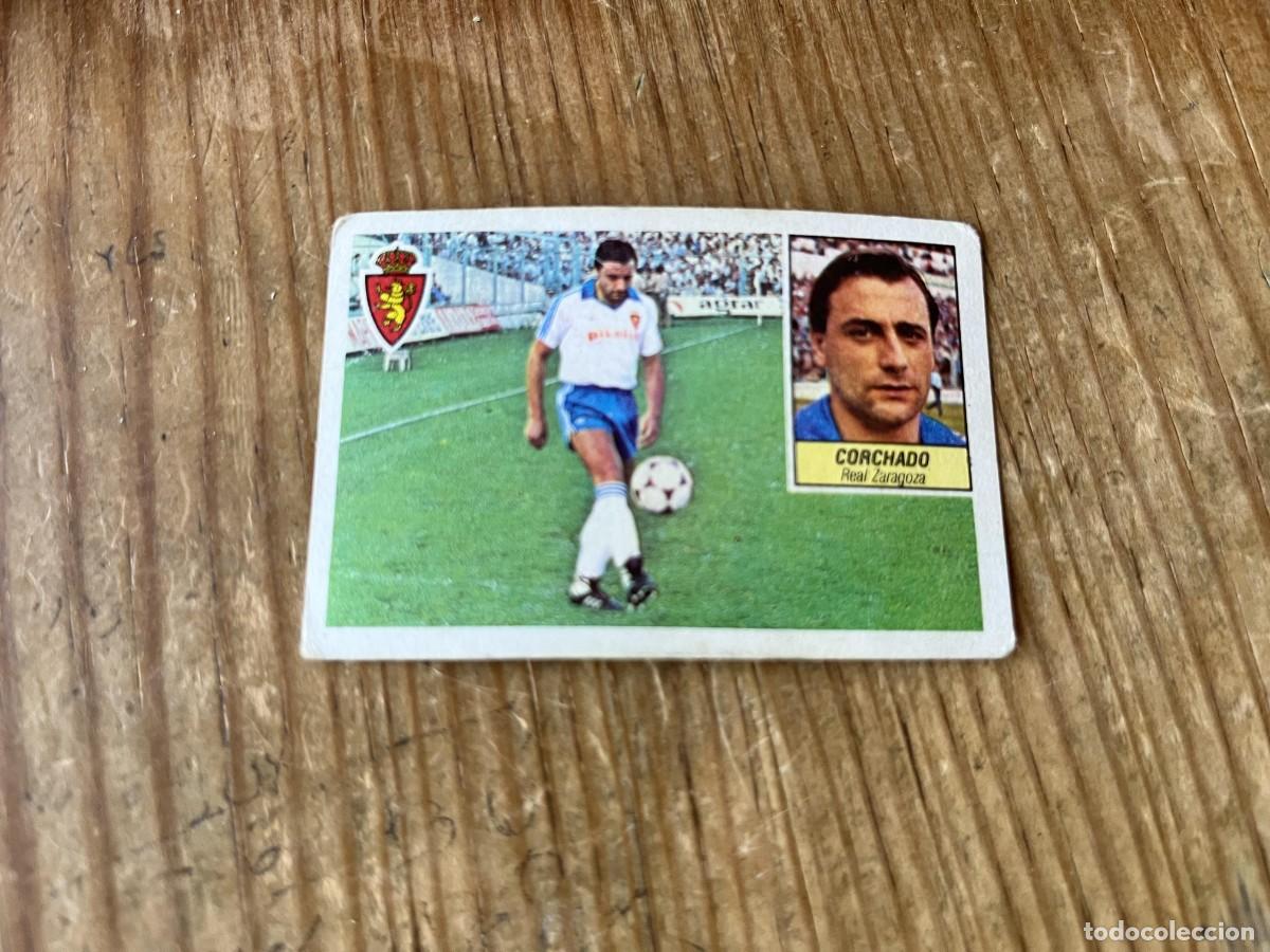 Figurine di Calcio: CROMO SIN PEGAR NUNCA PEGADO ALBUM LIGA ESTE 84 85 1984 1985 REAL ZARAGOZA CORCHADO