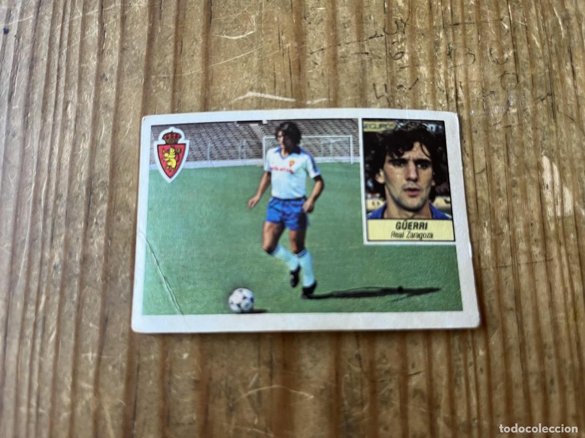 Football Stickers: CROMO SIN PEGAR NUNCA PEGADO ALBUM LIGA ESTE 84 85 1984 1985 REAL ZARAGOZA GUERRI