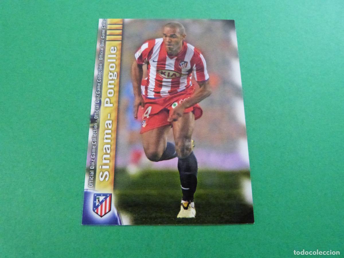 Football Stickers: TRADING CARD FUTBOL SINAMA-PONGOLLE ATLETICO MADRID N&ordm; 99 FICHAS LIGA MUNDICROMO 2009-2010