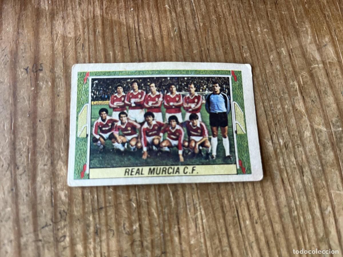 Cromos de Futebol: CROMO SIN PEGAR NUNCA PEGADO ALBUM LIGA ESTE 84 85 1984 1985 REAL MURCIA ALINEACION