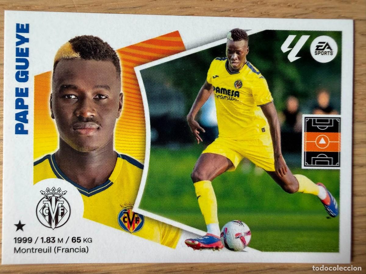Cromos de f&uacute;tbol: 16 PAPE GUEYE VILLARREAL 24 25 2024 2025 LIGA EA SPORTS COLECCIONES ESTE SIN PEGAR STICKER