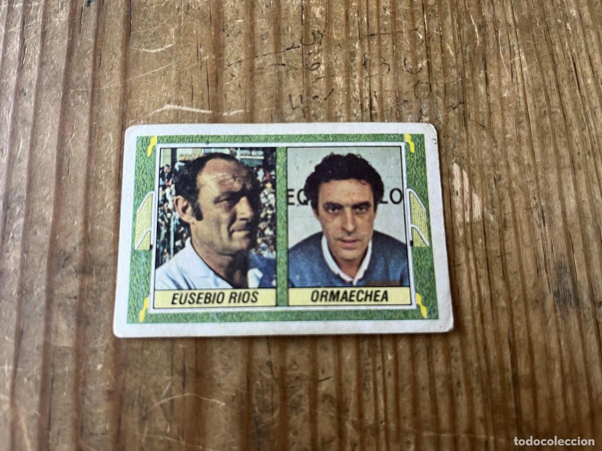 Cromos de f&uacute;tbol: CROMO SIN PEGAR NUNCA PEGADO ALBUM LIGA ESTE 84 85 1984 1985 ENTRENADORES EUSEBIO RIOS