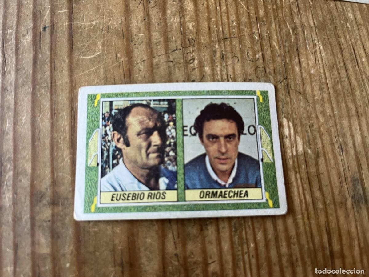 Cromos de f&uacute;tbol: CROMO SIN PEGAR NUNCA PEGADO ALBUM LIGA ESTE 84 85 1984 1985 ENTRENADORES EUSEBIO RIOS