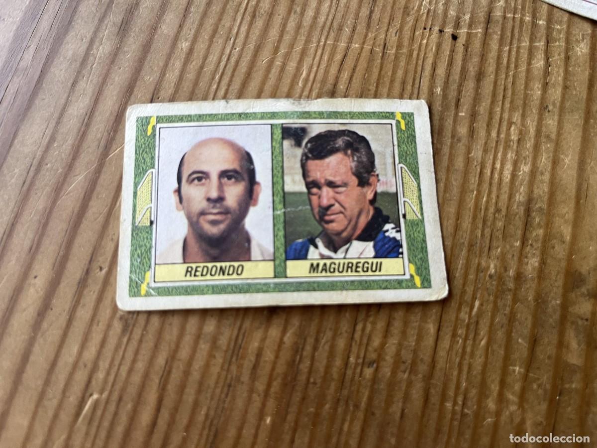 Cromos de f&uacute;tbol: CROMO DESPEGADO ALBUM LIGA ESTE 84 85 1984 1985 ENTRENADORES REDONDO MAGUREGUI