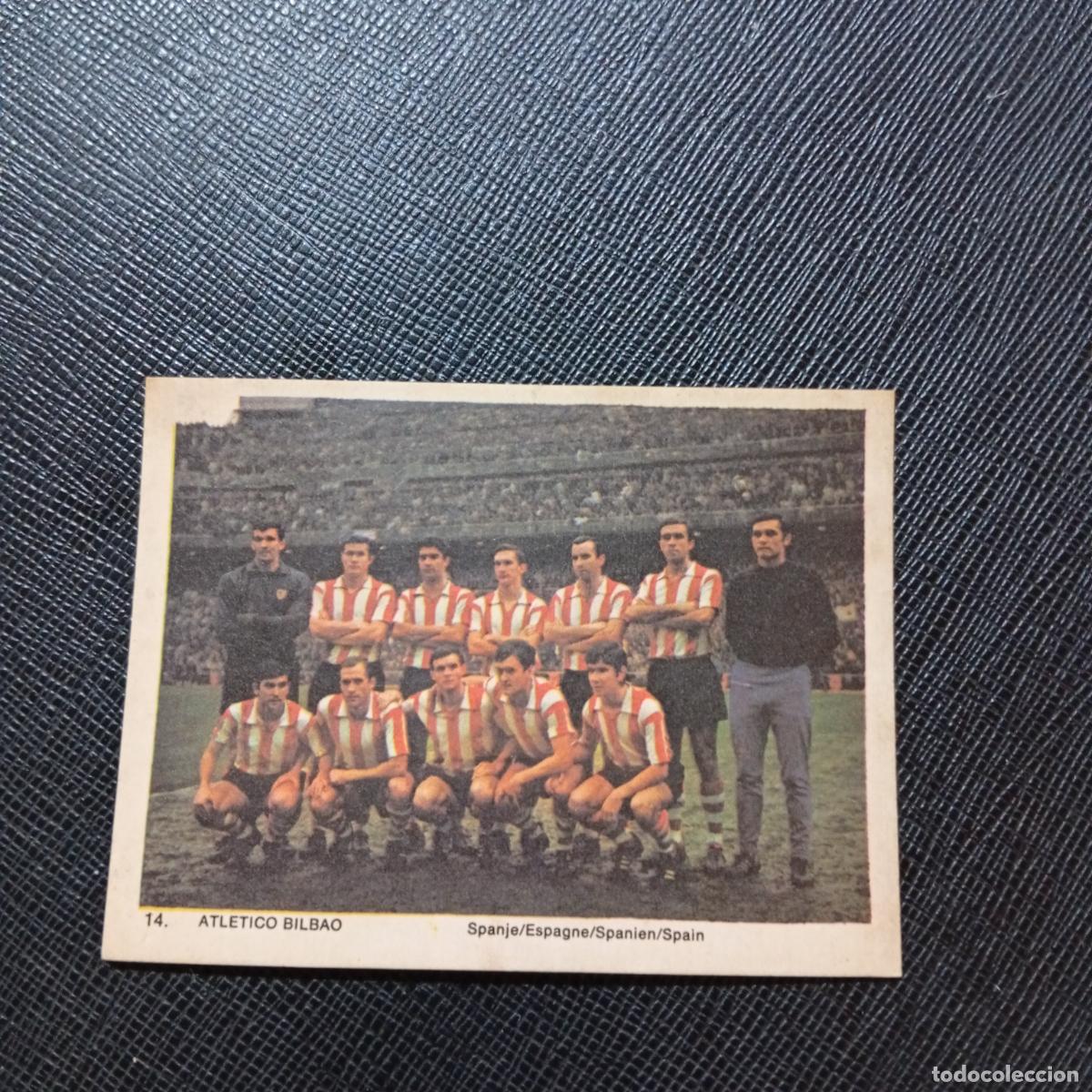 Cromos de f&uacute;tbol: 14 IRIBAR BILBAO ALINEACION ESPA&Ntilde;A MONTY GUM 1969 1970 CROMO FUTBOL 69 70 - SIN PEGAR - A44 PG136 B