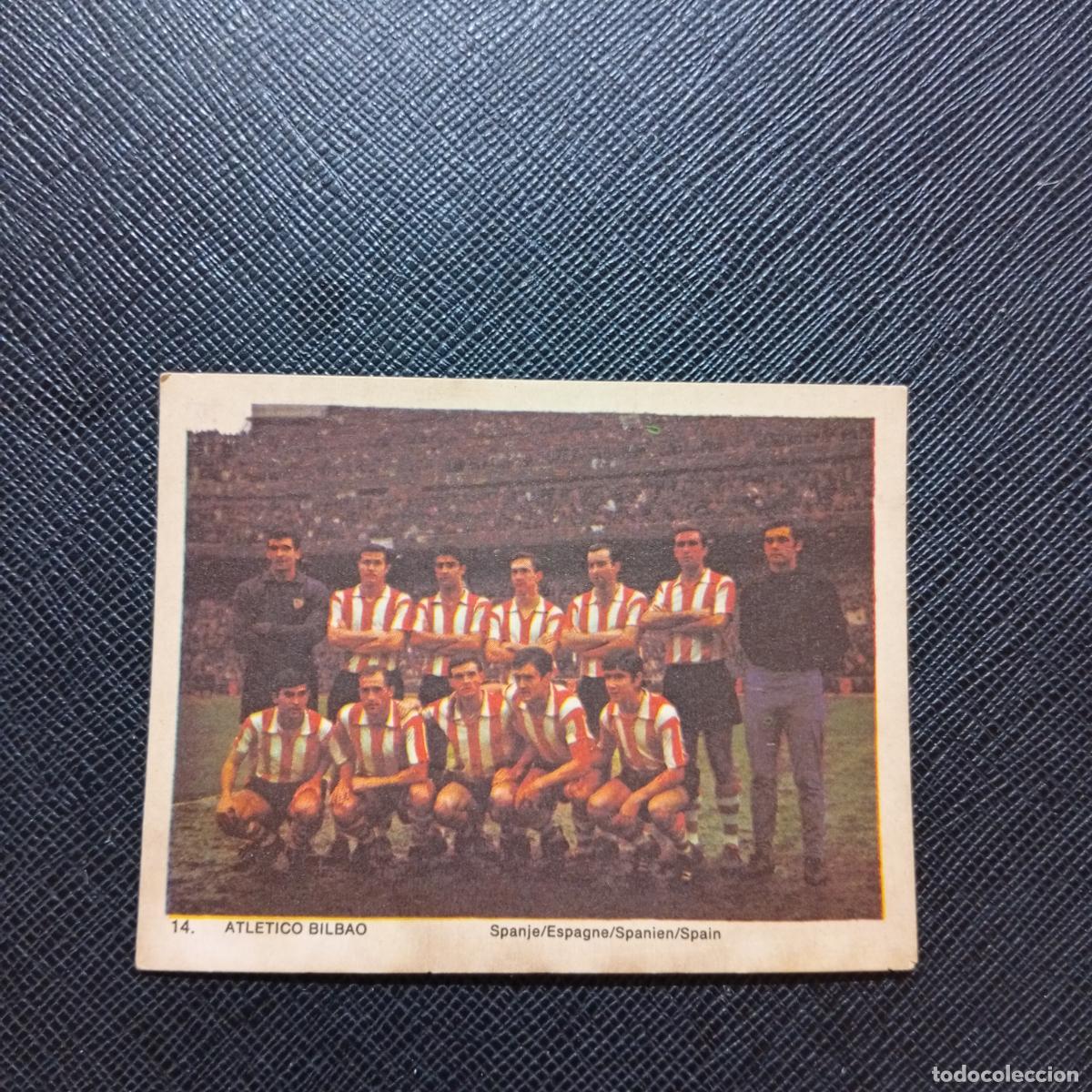 Cromos de f&uacute;tbol: 14 IRIBAR BILBAO ALINEACION ESPA&Ntilde;A MONTY GUM 1969 1970 CROMO FUTBOL 69 70 - SIN PEGAR - A44 PG136