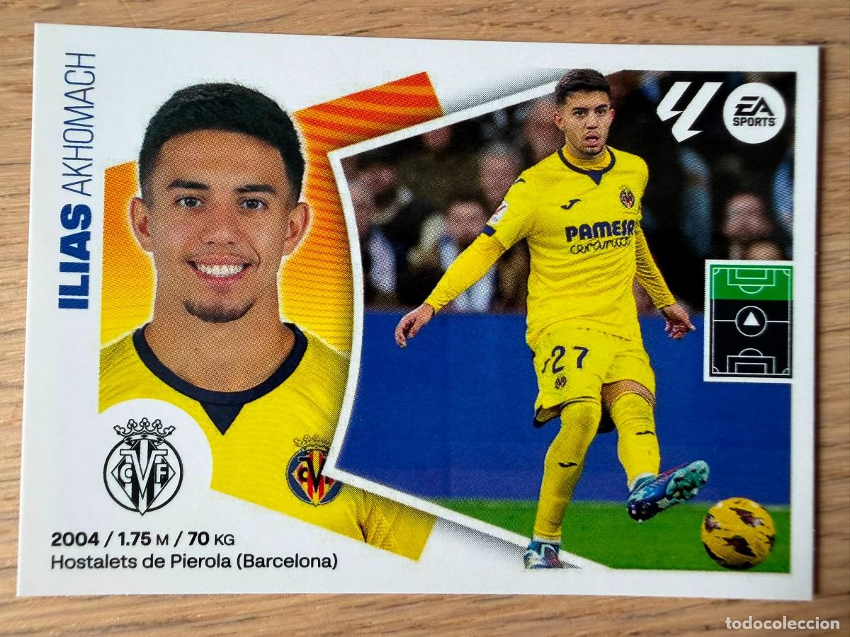 Cromos de f&uacute;tbol: 18A 18 A ILIAS VILLARREAL 24 25 2024 2025 LIGA EA SPORTS COLECCIONES ESTE SIN PEGAR STICKER