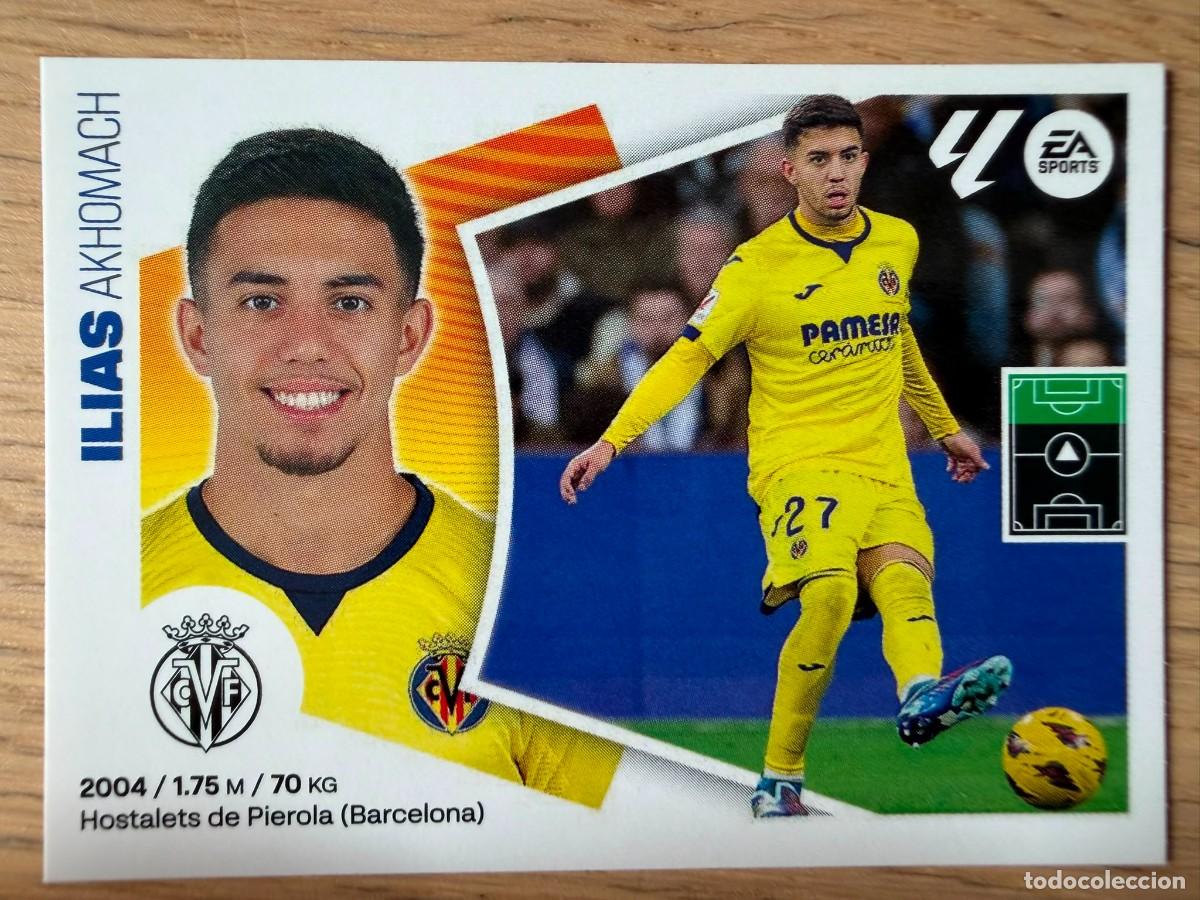 Cromos de f&uacute;tbol: 18A 18 A ILIAS VILLARREAL 24 25 2024 2025 LIGA EA SPORTS COLECCIONES ESTE SIN PEGAR STICKER