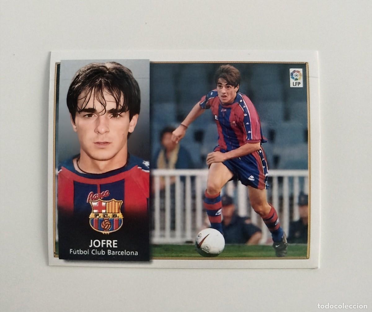 Cromos de f&uacute;tbol: Jofre &Uacute;LTIMOS FICHAJES 5 SIN PEGAR NUNCA PEGADO FC Barcelona Liga Ediciones Este 98 99 / 1998 1999