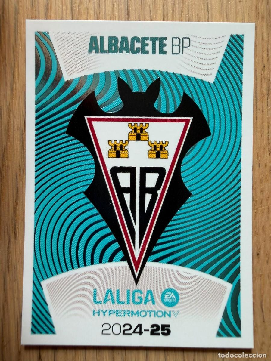 Figurine di Calcio: 1 ESCUDO ALBACETE 24 25 2024 2025 LIGA EA SPORTS HYPERMOTION COLECCIONES ESTE SIN PEGAR STICKER