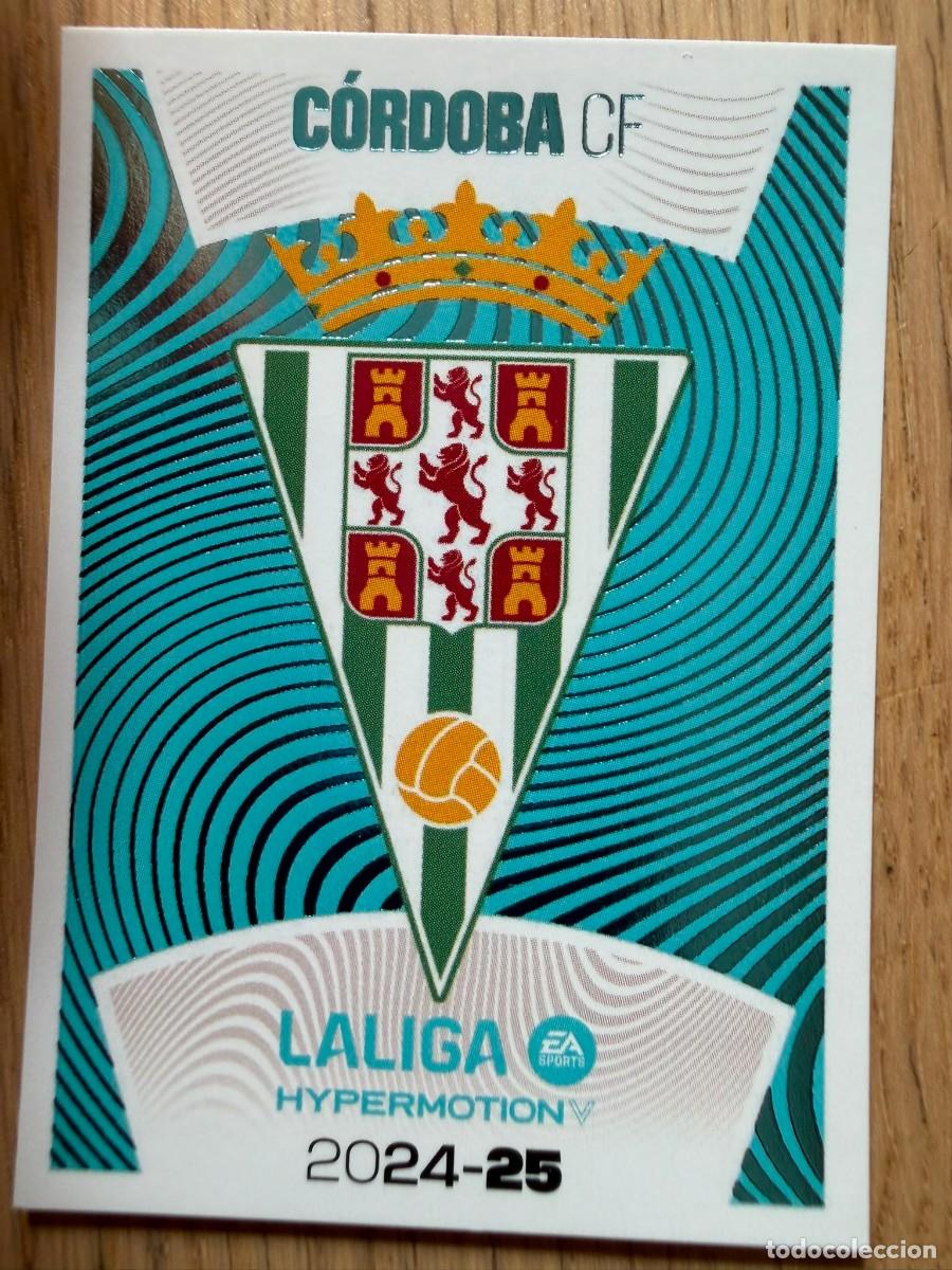 Figurine di Calcio: 7 ESCUDO CORDOBA 24 25 2024 2025 LIGA EA SPORTS HYPERMOTION COLECCIONES ESTE SIN PEGAR STICKER