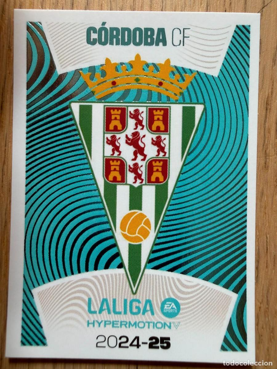 Cromos de f&uacute;tbol: 7 ESCUDO CORDOBA 24 25 2024 2025 LIGA EA SPORTS HYPERMOTION COLECCIONES ESTE SIN PEGAR STICKER