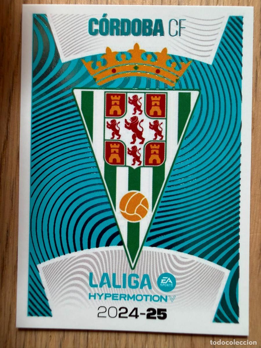 Cromos de f&uacute;tbol: 7 ESCUDO CORDOBA 24 25 2024 2025 LIGA EA SPORTS HYPERMOTION COLECCIONES ESTE SIN PEGAR STICKER