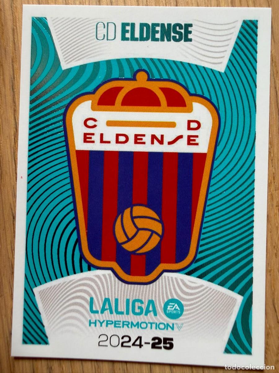 Cromos de f&uacute;tbol: 11 ESCUDO ELDENSE 24 25 2024 2025 LIGA EA SPORTS HYPERMOTION COLECCIONES ESTE SIN PEGAR STICKER