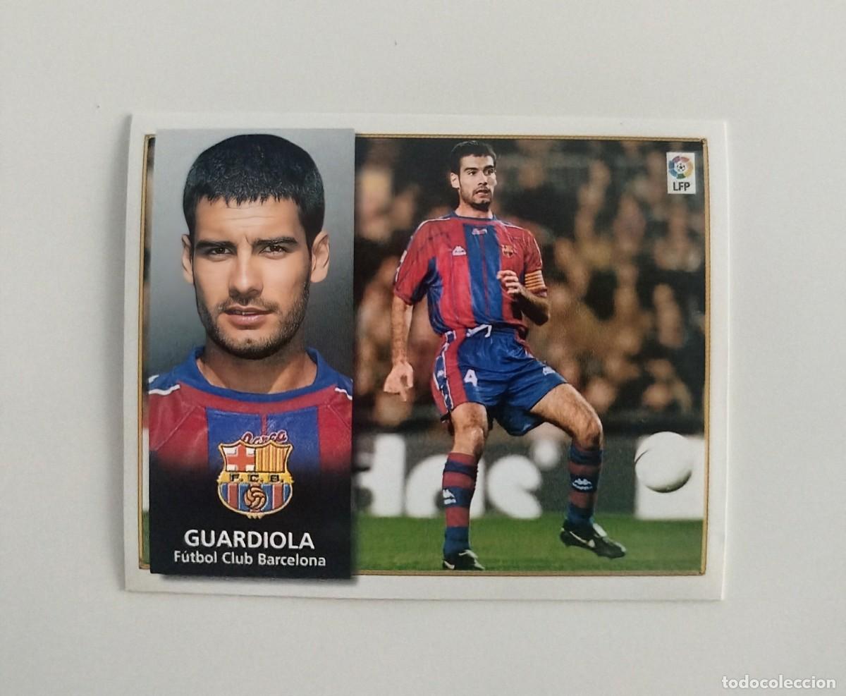Cromos de Futebol: Guardiola SIN PEGAR NUNCA PEGADO FC Barcelona Liga Ediciones Este 98 99 / 1998 1999