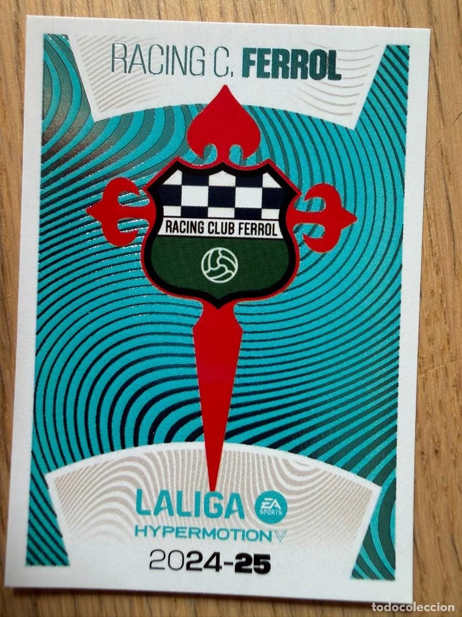 Cromos de Futebol: 12 ESCUDO FERROL 24 25 2024 2025 LIGA EA SPORTS HYPERMOTION COLECCIONES ESTE SIN PEGAR STICKER