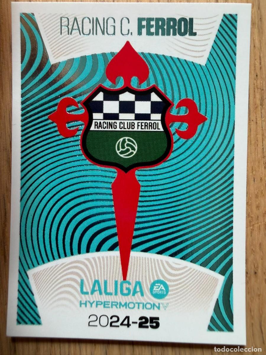 Cromos de Futebol: 12 ESCUDO FERROL 24 25 2024 2025 LIGA EA SPORTS HYPERMOTION COLECCIONES ESTE SIN PEGAR STICKER