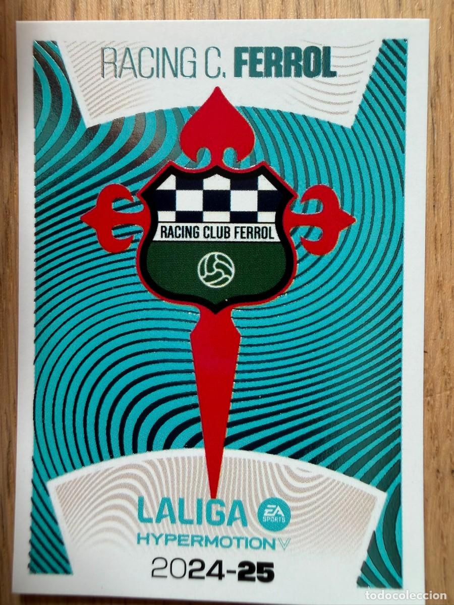 Cromos de Futebol: 12 ESCUDO FERROL 24 25 2024 2025 LIGA EA SPORTS HYPERMOTION COLECCIONES ESTE SIN PEGAR STICKER