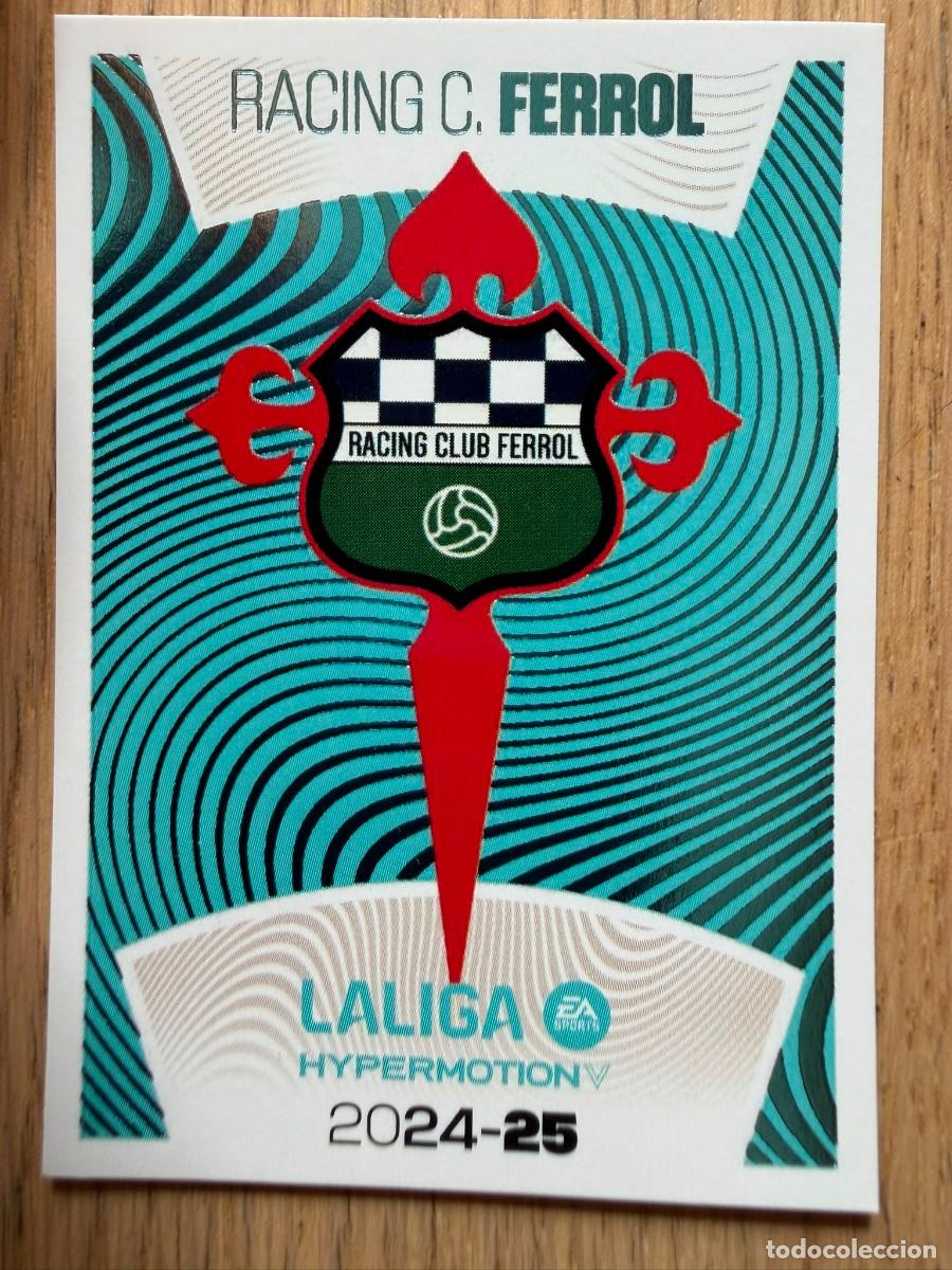 Cromos de Futebol: 12 ESCUDO FERROL 24 25 2024 2025 LIGA EA SPORTS HYPERMOTION COLECCIONES ESTE SIN PEGAR STICKER