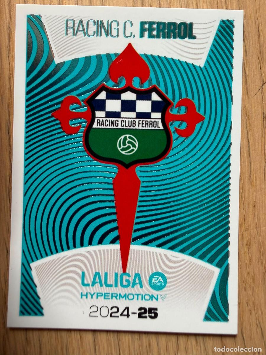 Cromos de Futebol: 12 ESCUDO FERROL 24 25 2024 2025 LIGA EA SPORTS HYPERMOTION COLECCIONES ESTE SIN PEGAR STICKER