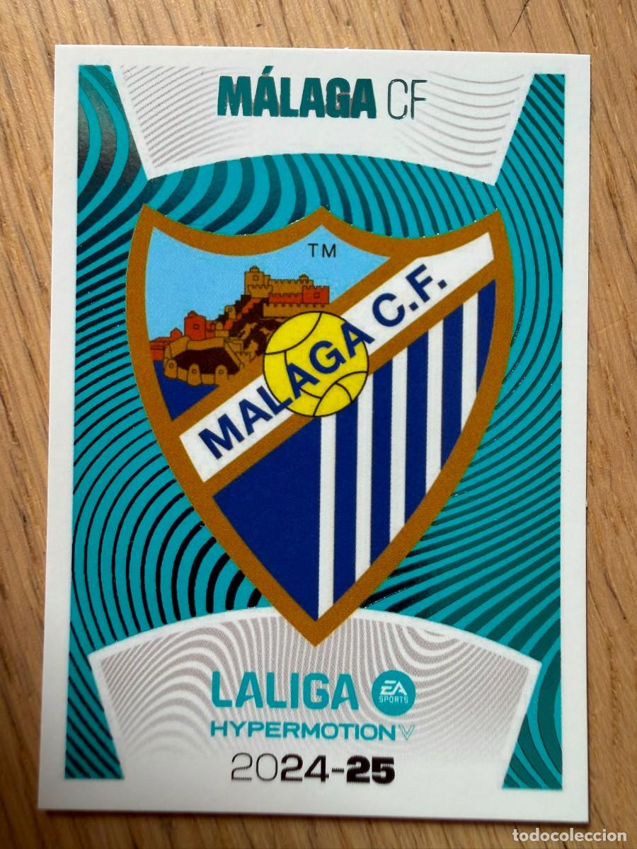 Cromos de Futebol: 16 ESCUDO MALAGA 24 25 2024 2025 LIGA EA SPORTS HYPERMOTION COLECCIONES ESTE SIN PEGAR STICKER