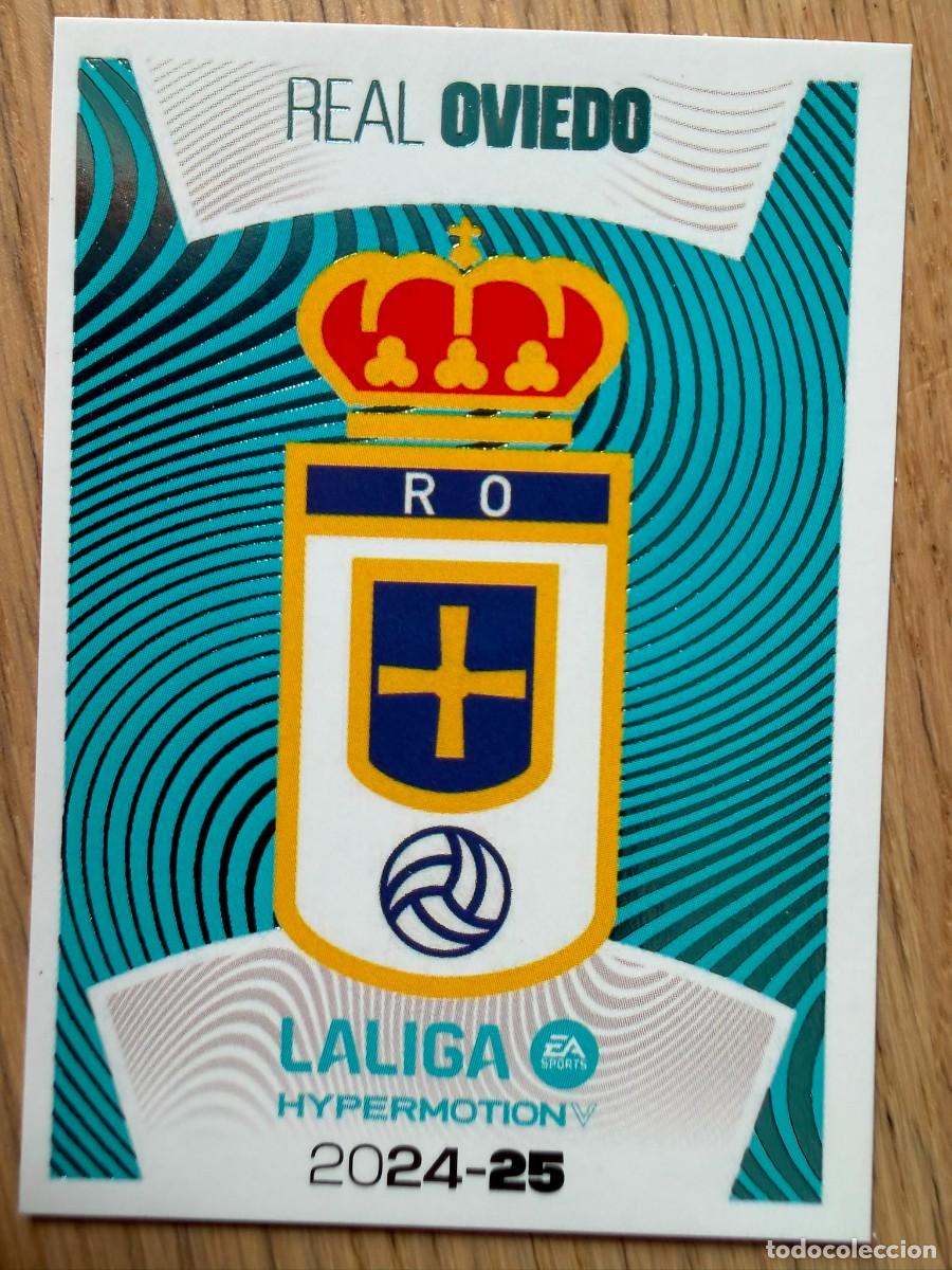 Football Stickers: 18 ESCUDO OVIEDO 24 25 2024 2025 LIGA EA SPORTS HYPERMOTION COLECCIONES ESTE SIN PEGAR STICKER