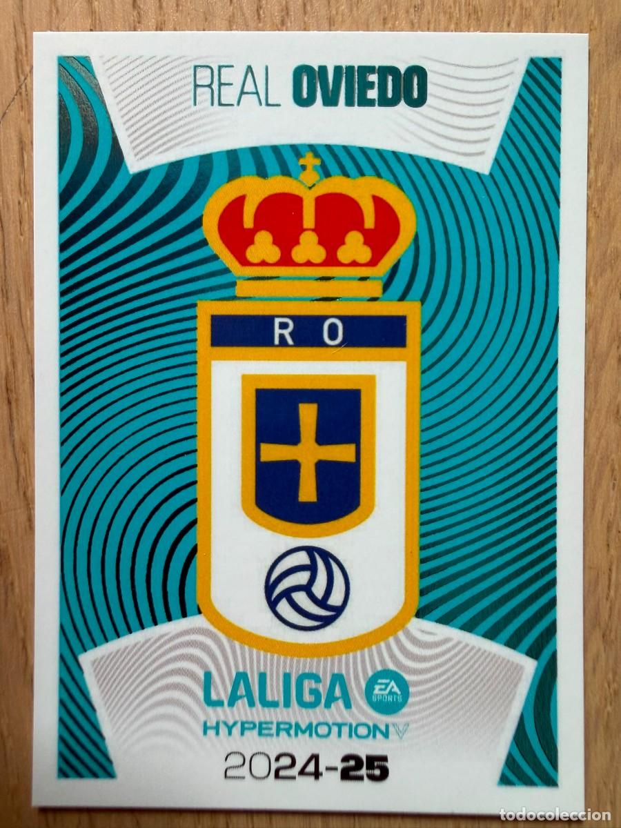 Football Stickers: 18 ESCUDO OVIEDO 24 25 2024 2025 LIGA EA SPORTS HYPERMOTION COLECCIONES ESTE SIN PEGAR STICKER