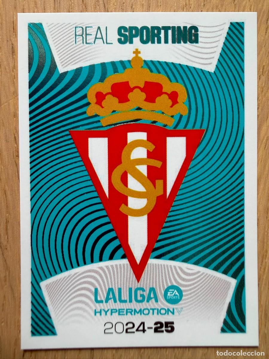 Cromos de f&uacute;tbol: 20 ESCUDO SPORTING 24 25 2024 2025 LIGA EA SPORTS HYPERMOTION COLECCIONES ESTE SIN PEGAR STICKER