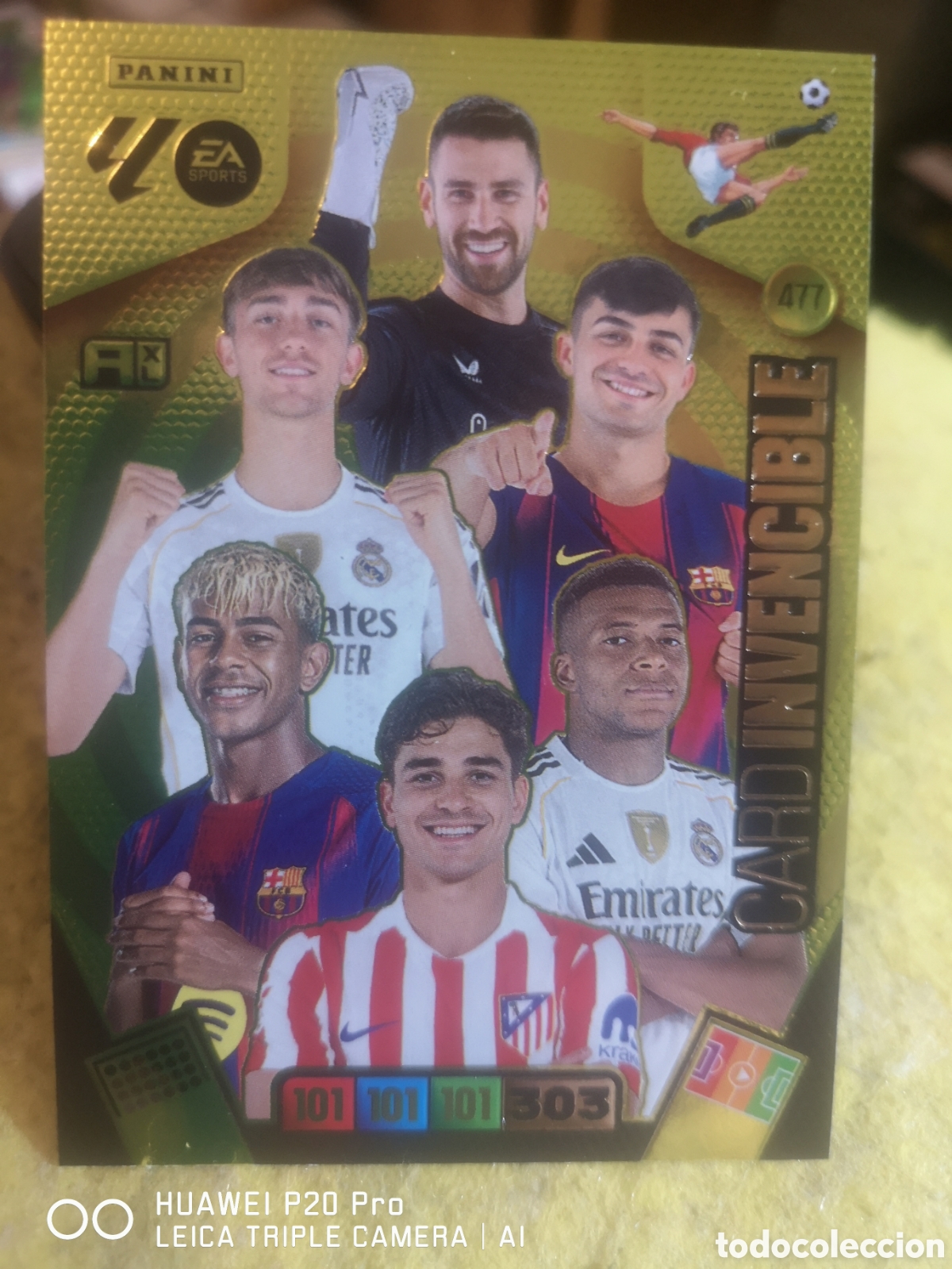 Cromos de f&uacute;tbol: ADRENALYN 2025 2026 CARD INVENCIBLE - 477