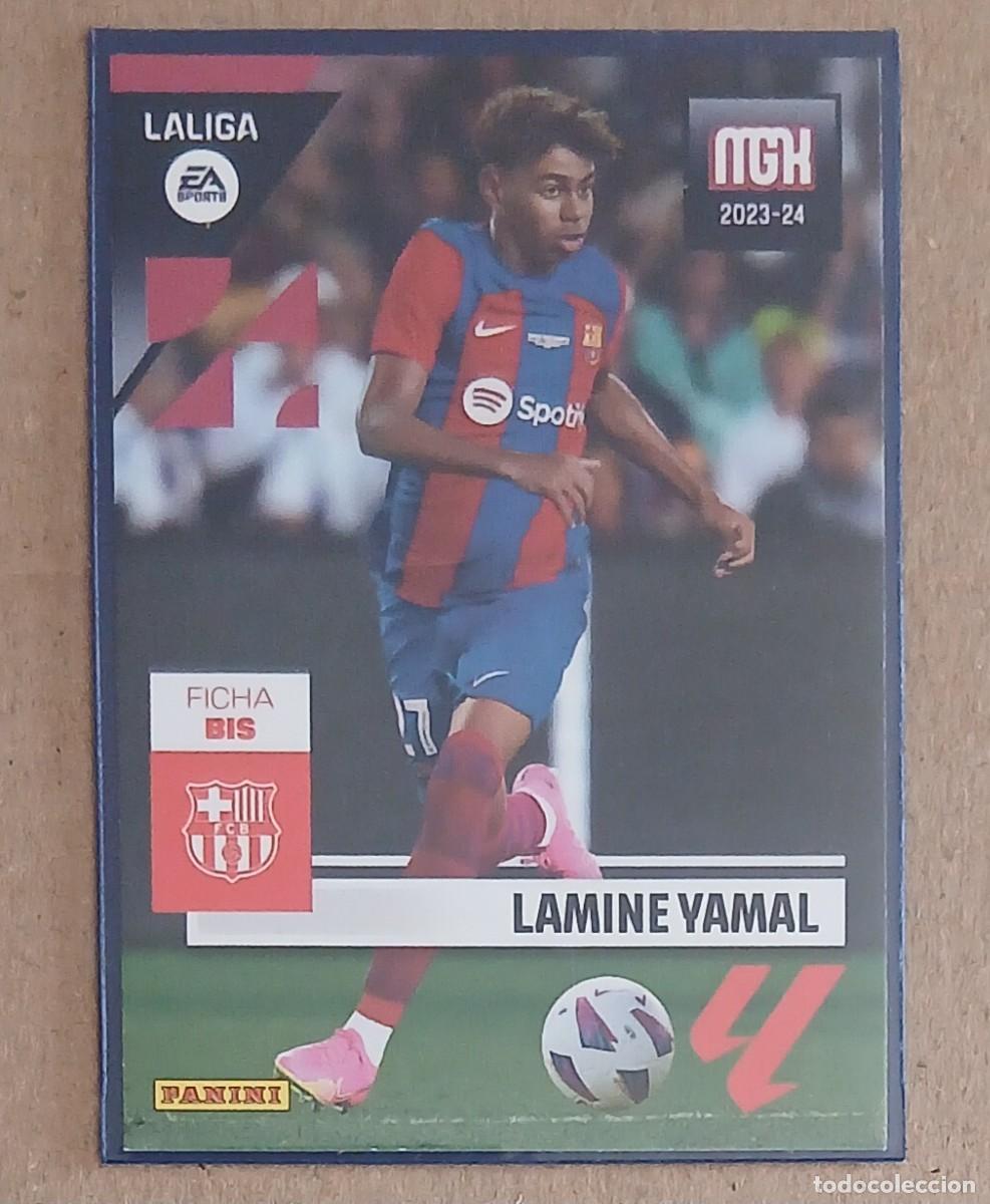 Football Stickers: CROMO n&ordm; 108 BIS LAMINE YAMAL ROOKIE BARCELONA MEGACRACKS 2023-2024. Nuevo de sobre.