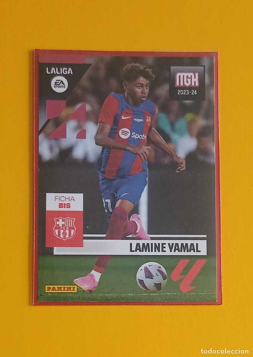 Cromos de f&uacute;tbol: CROMO n&ordm; 108 BIS LAMINE YAMAL ROOKIE BARCELONA MEGACRACKS 2023-2024. Nuevo de sobre.