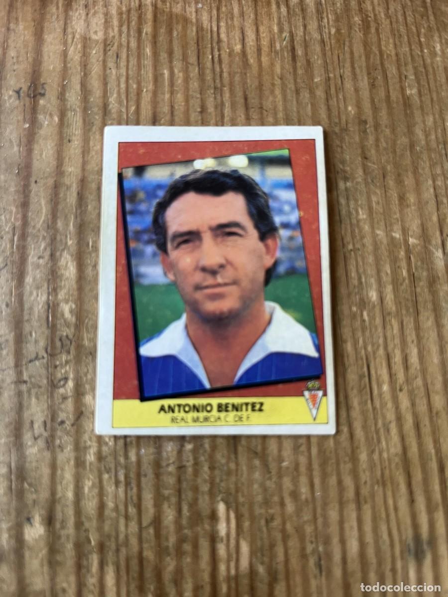 Cromos de f&uacute;tbol: CROMO SIN PEGAR NUNCA PEGADO ALBUM LIGA ESTE 87 88 1987 1988 ENTRENADOR MURCIA ANTONIO BENITEZ