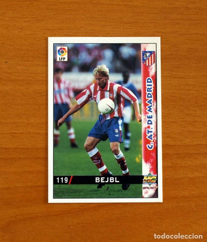 Cromos de f&uacute;tbol: Atl&eacute;tico de Madrid - N&ordm; 119 Bejbl - Mundicromo Las Fichas de la Liga 1998-1999-98-99