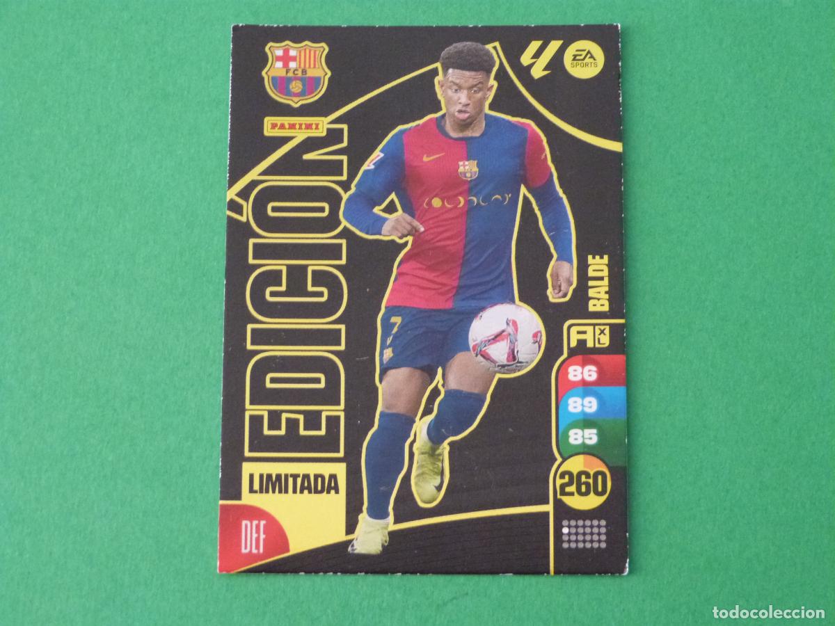Figurine di Calcio: TRADING CARD FUTBOL BALDE F.C. BARCELONA EDICION LIMITADA LIGA ADRENALYN XL 2024-2025/24-25 PANINI