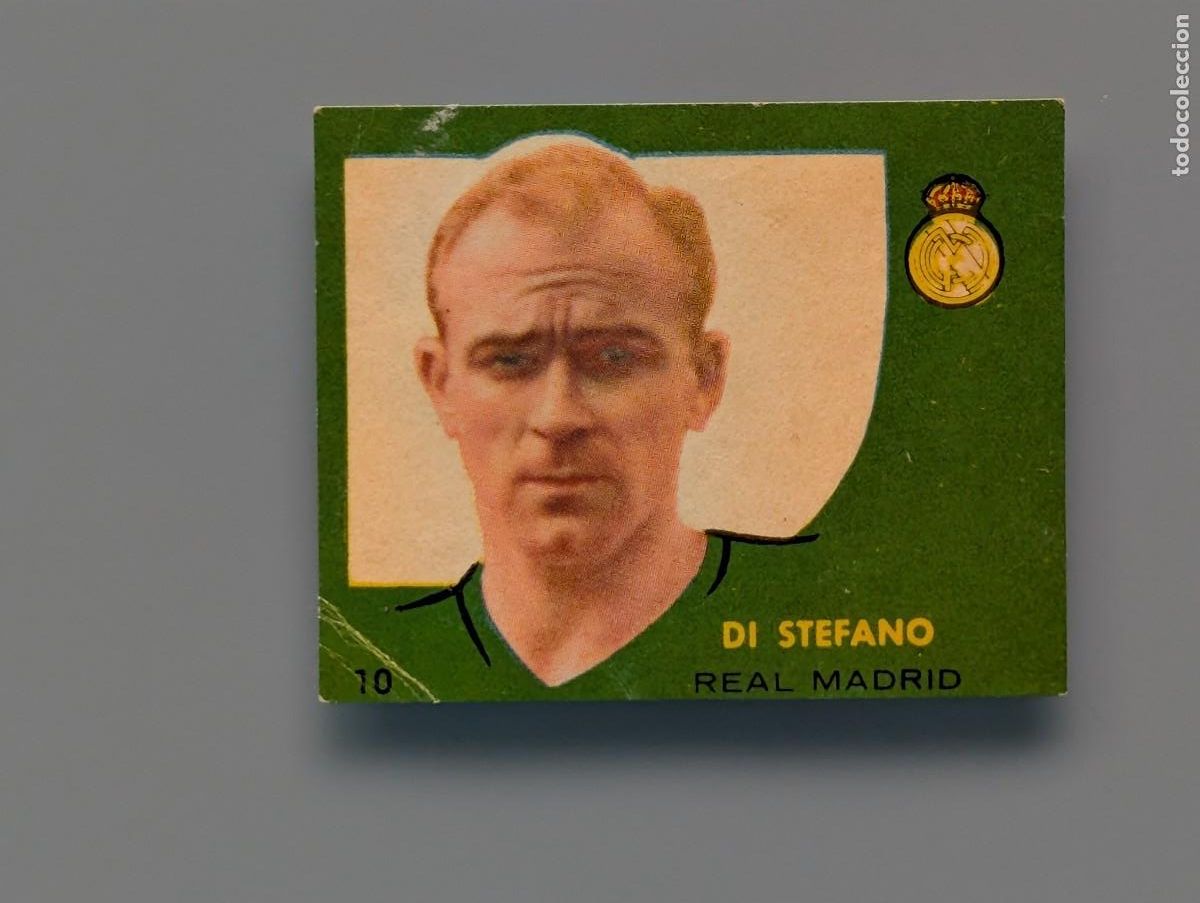 Figurine di Calcio: RARO CROMO RARE CARD DI STEFANO REAL MADRID CAMPEONES 1958 1959 BRUGUERA TOP STAR FOOTBALL FUTBOL